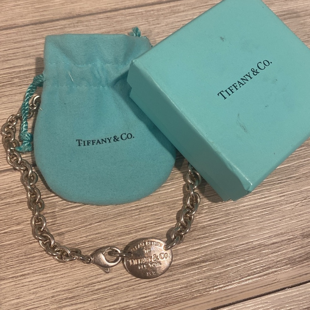 Tiffany & Co Return to Tiffany tag silver necklace - Picture 3 of 3